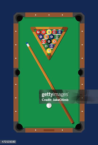 ilustraciones, imágenes clip art, dibujos animados e iconos de stock de mesa de billar - pool table