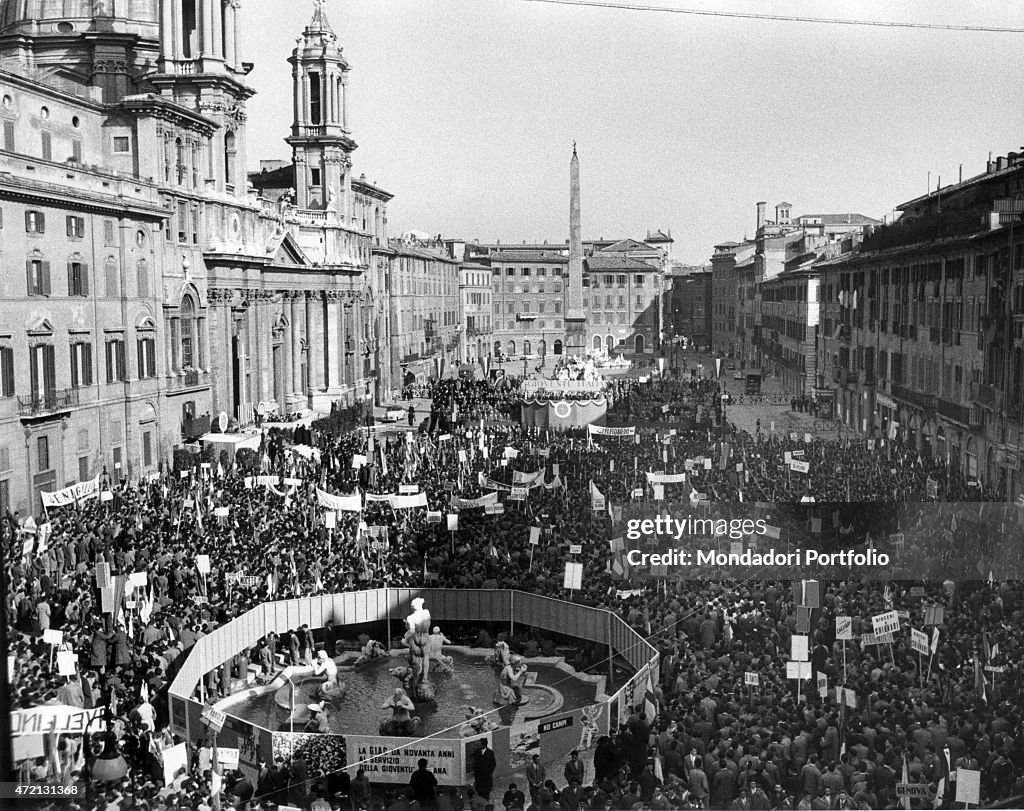 A GIAC convention on Piazza Navona in Rome