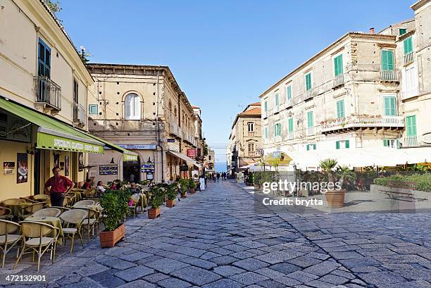 old town of tropea - calabria stockfoto's en -beelden