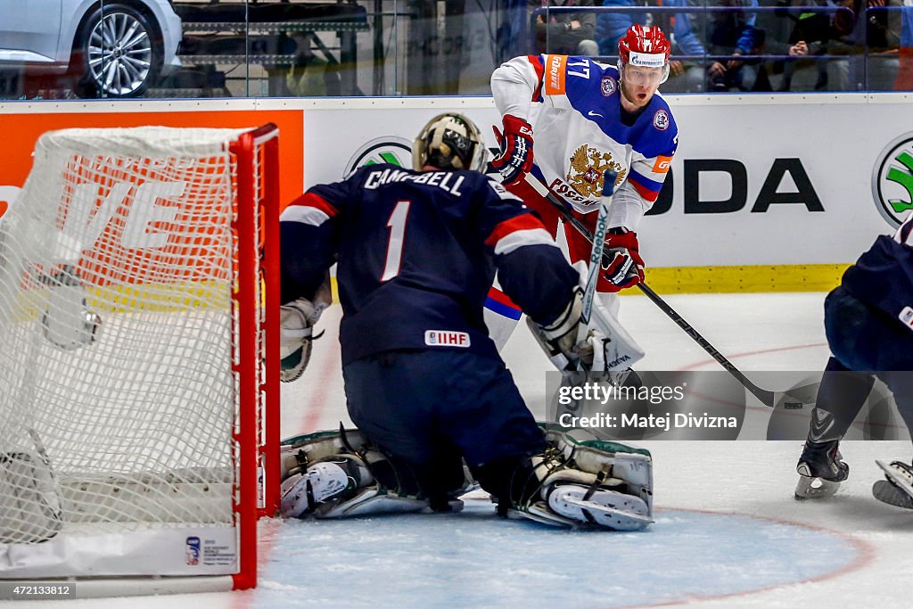 Russia v USA - 2015 IIHF Ice Hockey World Championship