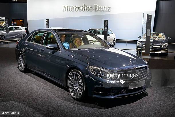 mercedes benz s-class - mercedes benz s class stock pictures, royalty-free photos & images