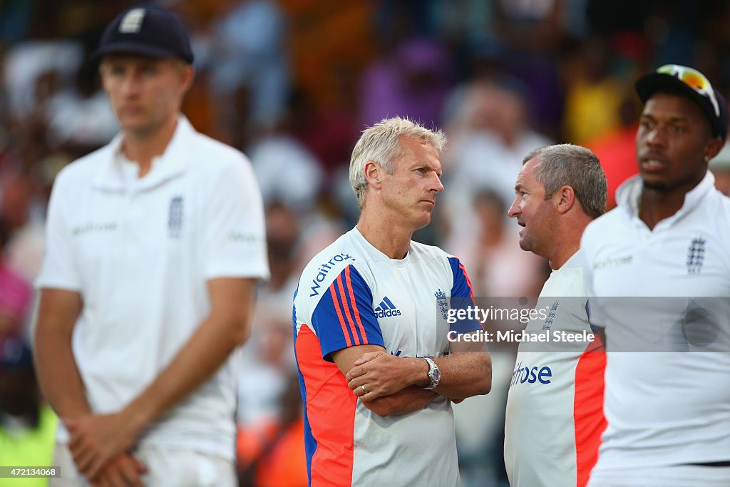 West Indies v England - 3rd Test: Day Three