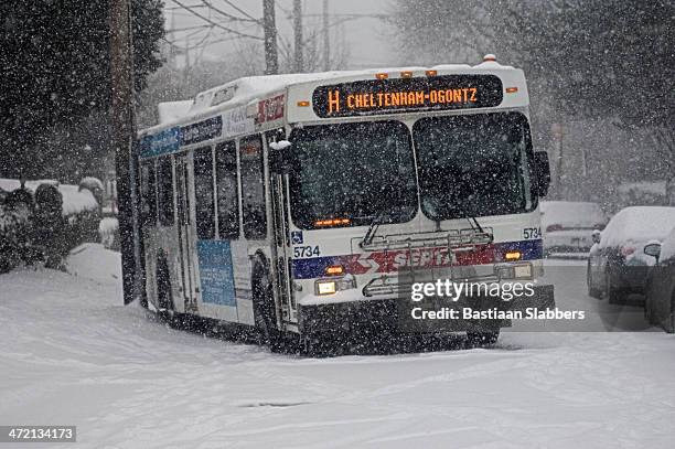 Bus Stuck In Snow 53 Bus Stuck In Snow Storm Stock Photos, High-Res Pictures, and Images ...