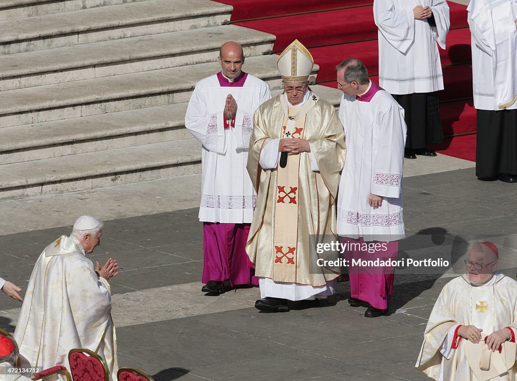 Pope Benedict XVI and Pope Francis