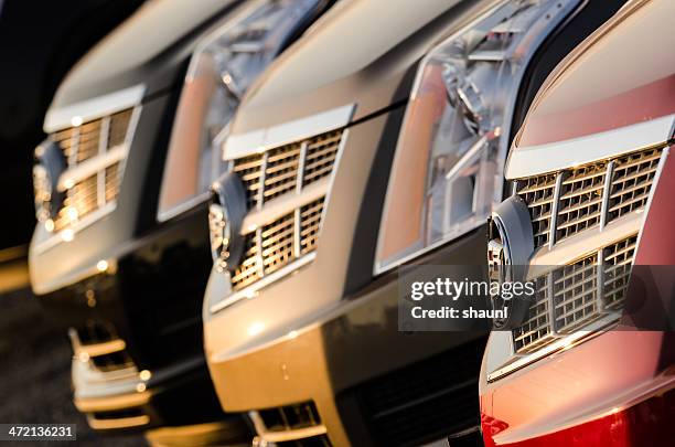 cadillac sts sedans - the cadillac three stock pictures, royalty-free photos & images