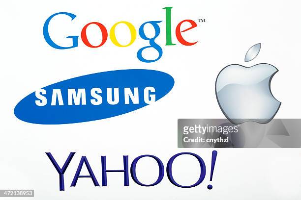 world brand logotypes - google brand name stockfoto's en -beelden