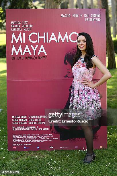 Actress Giada Arena attends the 'Mi Chiamo Maya' photocall at La Casa Del Cinema on May 4, 2015 in Rome, Italy.