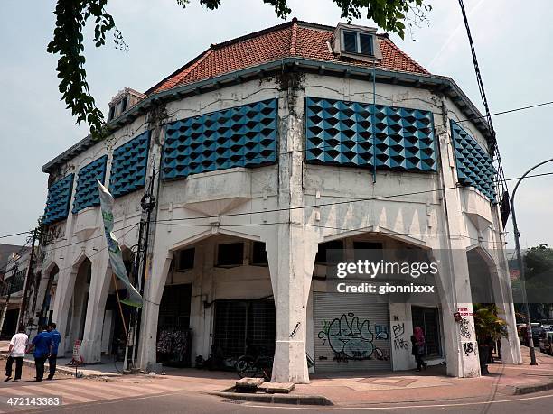 big tile street, surabaya - indonesia - surabaya bildbanksfoton och bilder