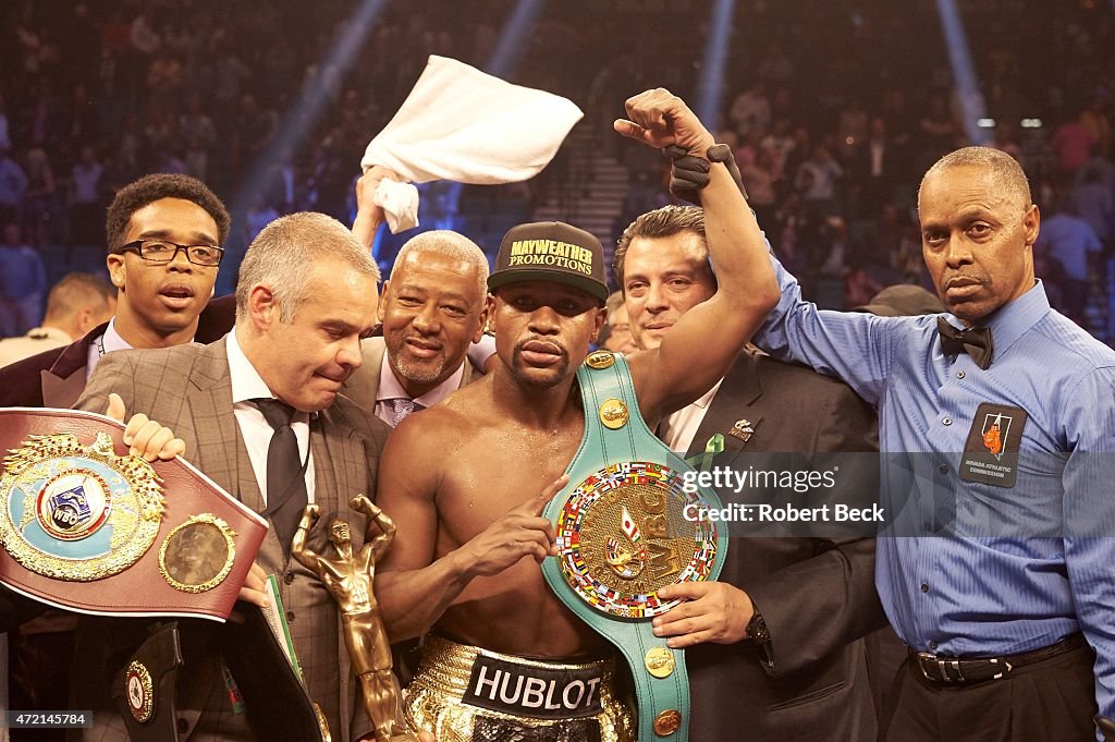 Floyd Mayweather Jr. vs Manny Pacquiao, 2015 WBA Super World / WBC / WBO Welterweight Title