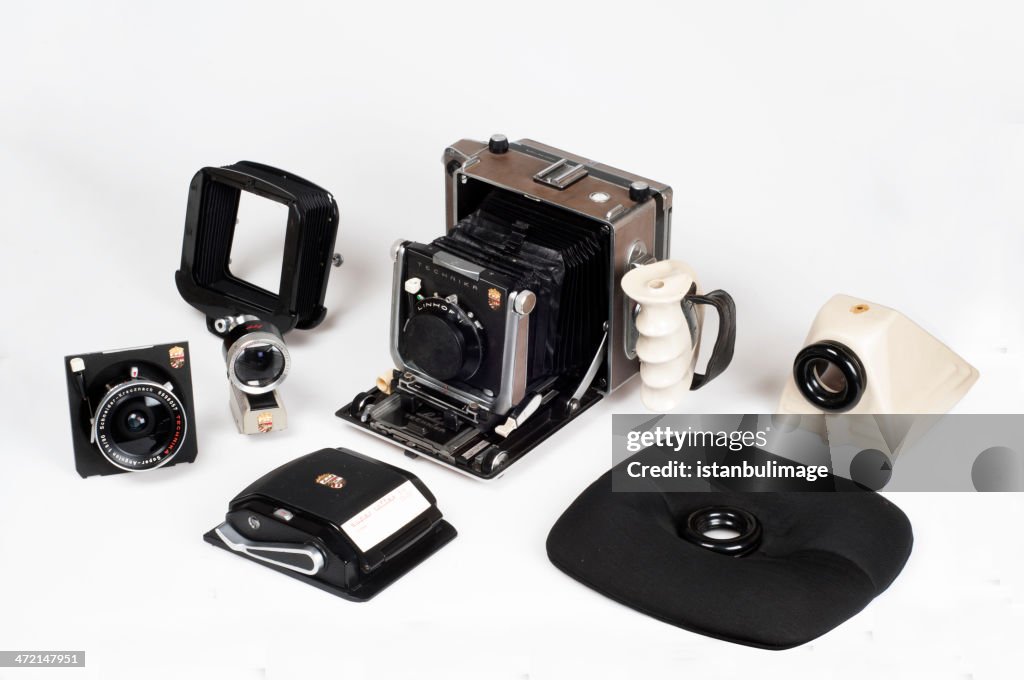 Linhof Master Technika Classic Camera 4x5 Set High-Res Stock Photo