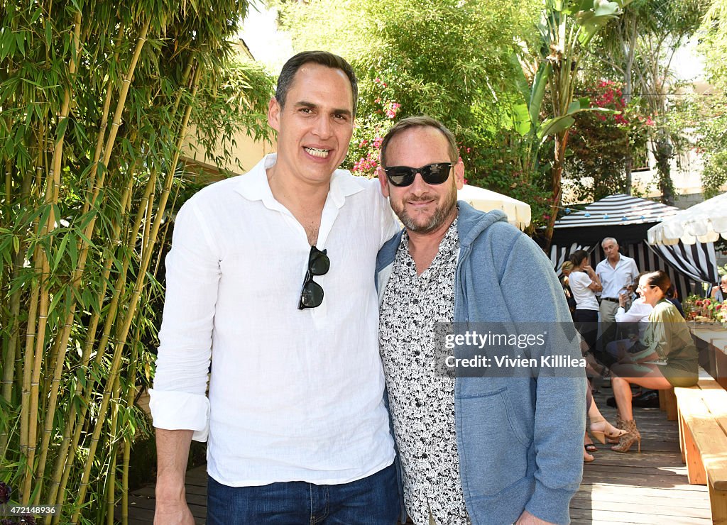 Conde Nast Traveler Hosts Private Lunch At San Vicente Bungalows With Jeff Klein, Pilar Guzman, And Lisa Eisner