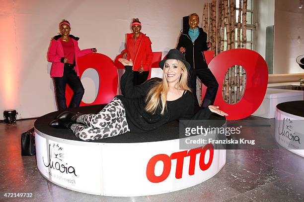 Andrea Kaiser attends the OTTO Exclusive Sport Cooperation celebrations on May 04, 2015 in Munich, Germany.