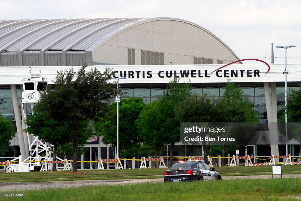 Two Gunmen Killed Outside Mohammed Cartoon Contest Event In Texas