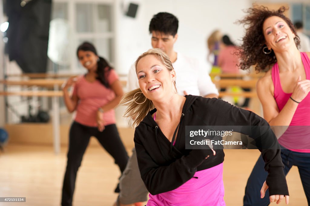 Excited Dance Class