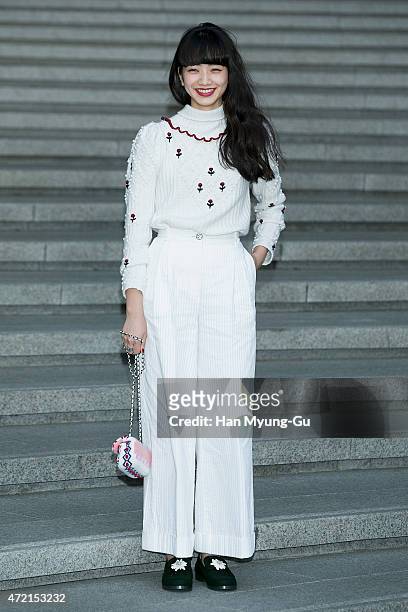 Nana Komatsu attends the Chanel 2015/16 Cruise Collection show on May 4, 2015 in Seoul, South Korea.
