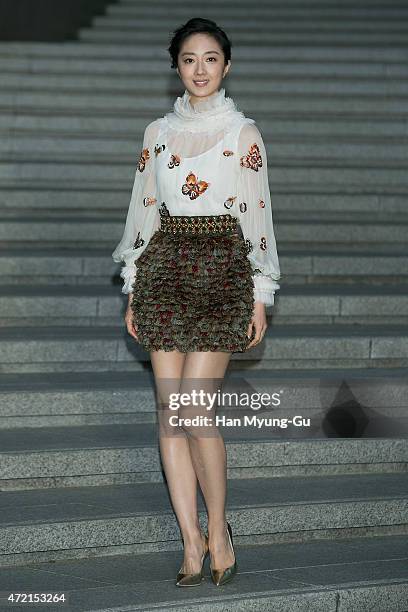 Gwei Lun-Mei attends the Chanel 2015/16 Cruise Collection show on May 4, 2015 in Seoul, South Korea.