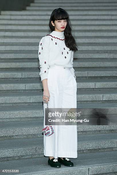 Nana Komatsu attends the Chanel 2015/16 Cruise Collection show on May 4, 2015 in Seoul, South Korea.