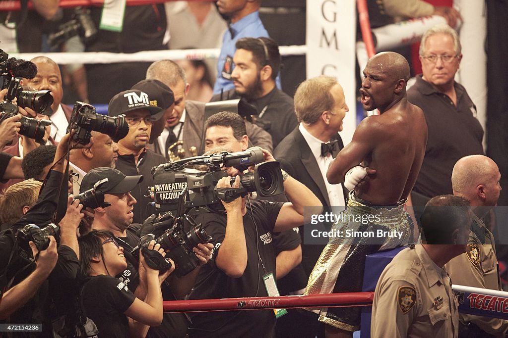 Floyd Mayweather Jr. vs Manny Pacquiao, 2015 WBA Super World / WBC / WBO Welterweight Title