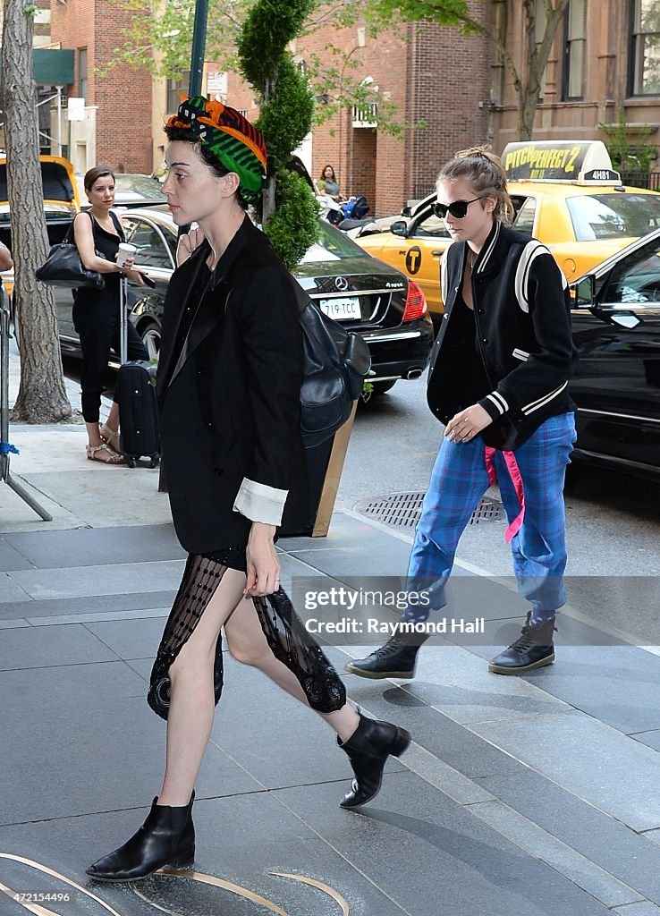 Celebrity Sightings In New York City - May 04, 2015
