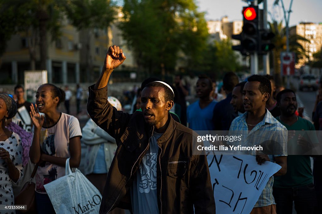 Ethiopian Jewish Anti Police Brutality Protest