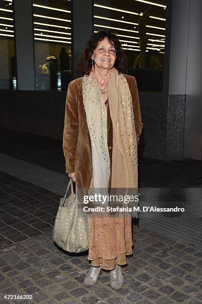 Milly Moratti attends the Fondazione Prada Opening on May 4, 2015 in Milan, Italy.