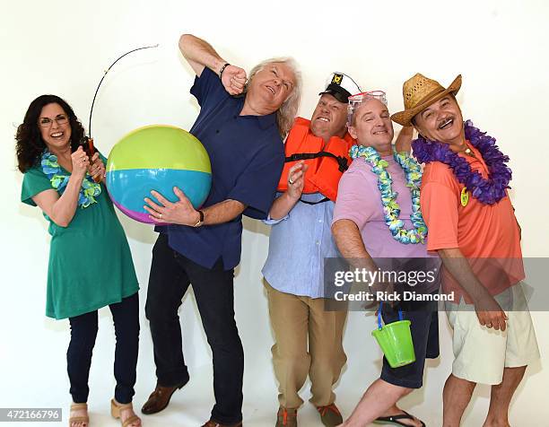 Recording Artists Sharon White, Ricky Skaggs, Jamie Dailey & Darrin Vincent with Jimmy Fortune attend 2016 Dailey & Vincent WaterFest Cruise Photo...