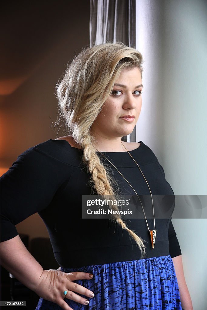 American singer Kelly Clarkson poses during a photo shoot at the ...