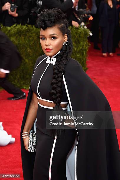 Janelle Monae attends the "China: Through The Looking Glass" Costume Institute Benefit Gala at the Metropolitan Museum of Art on May 4, 2015 in New...