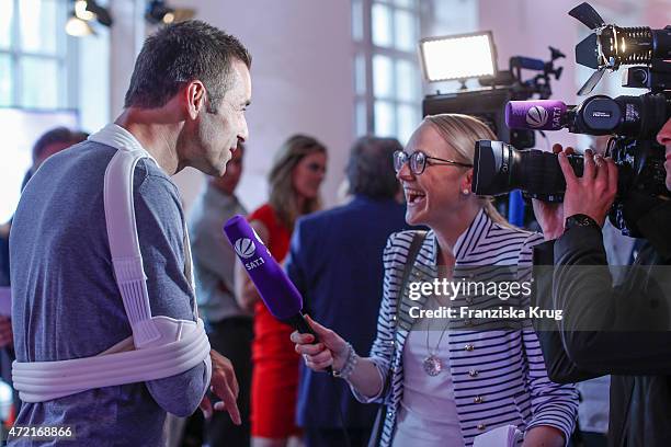 Kai Pflaume attends the OTTO Exclusive Sport Cooperation celebrations on May 04, 2015 in Munich, Germany.