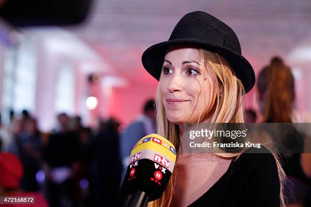 Andrea Kaiser attends the OTTO Exclusive Sport Cooperation celebrations on May 04, 2015 in Munich, Germany.