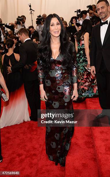 Cher attends the "China: Through The Looking Glass" Costume Institute Benefit Gala at Metropolitan Museum of Art on May 4, 2015 in New York City.