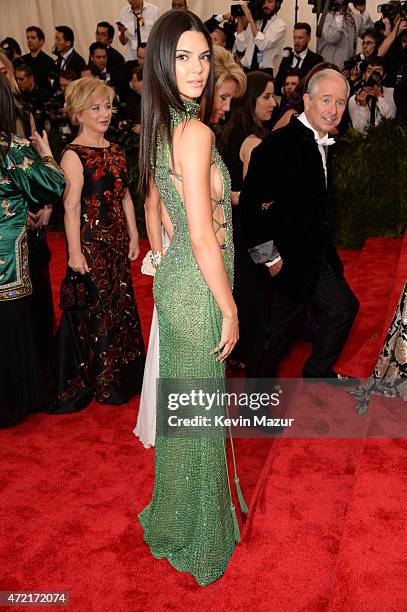 Kendall Jenner attends the "China: Through The Looking Glass" Costume Institute Benefit Gala at Metropolitan Museum of Art on May 4, 2015 in New York...