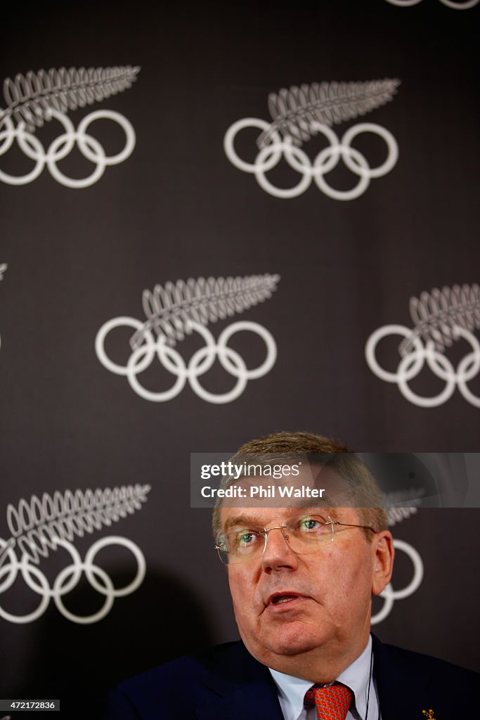 IOC President Thomas Bach Visits New Zealand