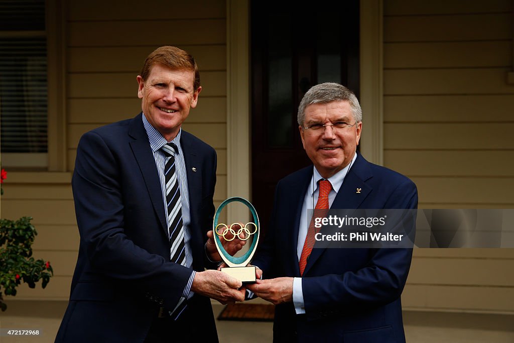 IOC President Thomas Bach Visits New Zealand