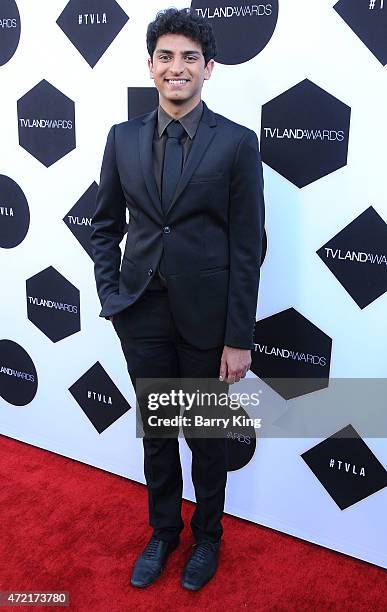 Actor Karan Soni attends the 2015 TV LAND Awards at Saban Theatre on April 11, 2015 in Beverly Hills, California.