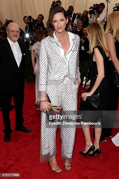 Jenna Lyons attends the "China: Through The Looking Glass" Costume Institute Benefit Gala at the Metropolitan Museum of Art on May 4, 2015 in New...