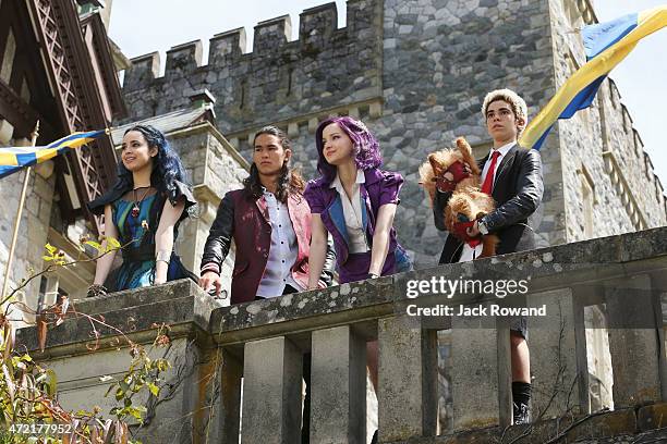 With a knowing wink at traditional fairy tales, Disney's "Descendants" fuses castles with classrooms to create a contemporary, music-driven story...