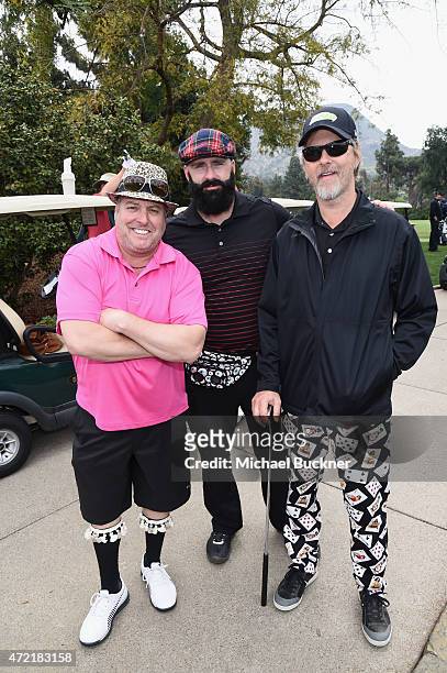 Actor Gary Valentine, athlete Brian Wilson and guitarist Jerry Cantrell attended the 8th Annual George Lopez Celebrity Golf Classic presented by...