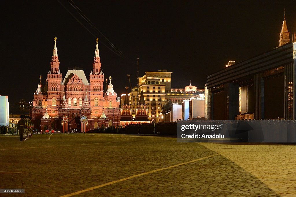 Victory Day parade rehearsal in Moscow's Red Square