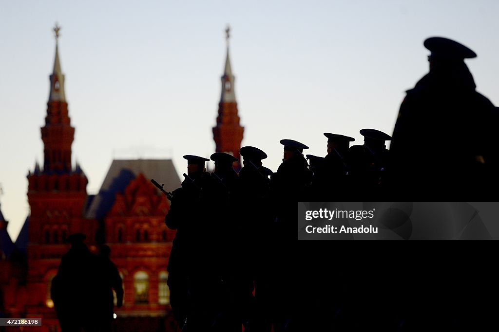 Victory Day parade rehearsal in Moscow's Red Square