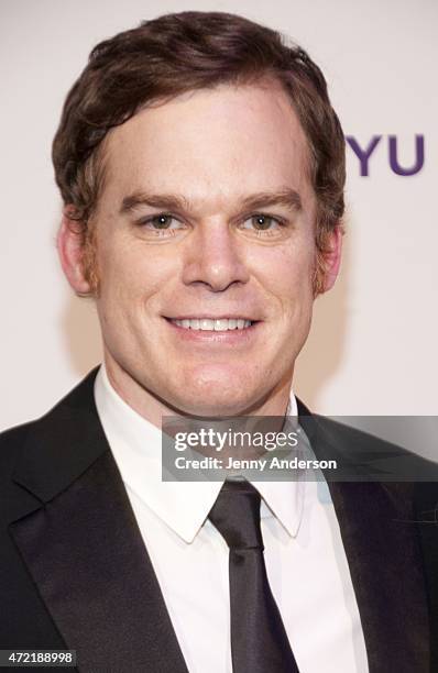 Michael C. Hall attends NYU Tisch School of The Arts 2015 Gala at Frederick P. Rose Hall, Jazz at Lincoln Center on May 4, 2015 in New York City.