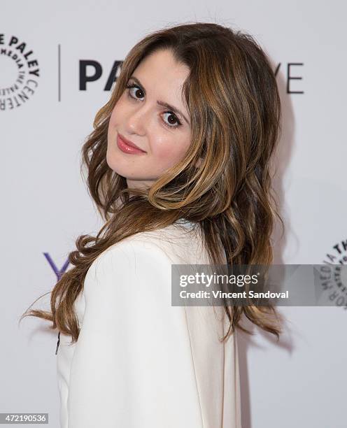 Actress Laura Marano attends The Paley Center For Media Presents Family Night: "Austin & Ally" special screening and panel at The Paley Center for...