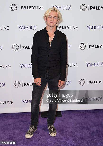 Actor Ross Lynch attends The Paley Center For Media Presents Family Night: "Austin & Ally" special screening and panel at The Paley Center for Media...