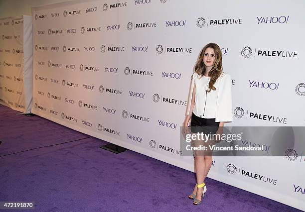 Actress Laura Marano attends The Paley Center For Media Presents Family Night: "Austin & Ally" special screening and panel at The Paley Center for...