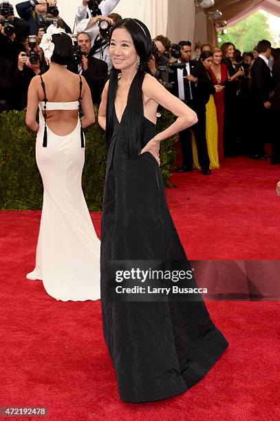 Vera Wang attends the "China: Through The Looking Glass" Costume Institute Benefit Gala at the Metropolitan Museum of Art on May 4, 2015 in New York...