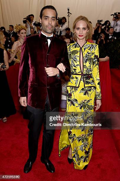 Andres Santo Domingo and Lauren Santo Domingo attend the "China: Through The Looking Glass" Costume Institute Benefit Gala at the Metropolitan Museum...
