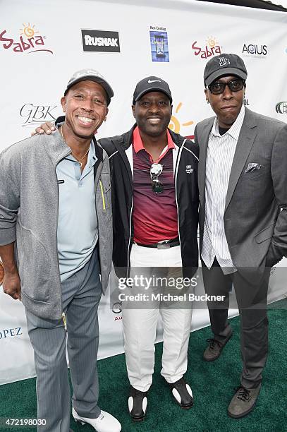 Singers Jeffrey Osbourne, Johnny Gill and comedian Arsenio Hall attended the 8th Annual George Lopez Celebrity Golf Classic presented by Sabra Salsa...