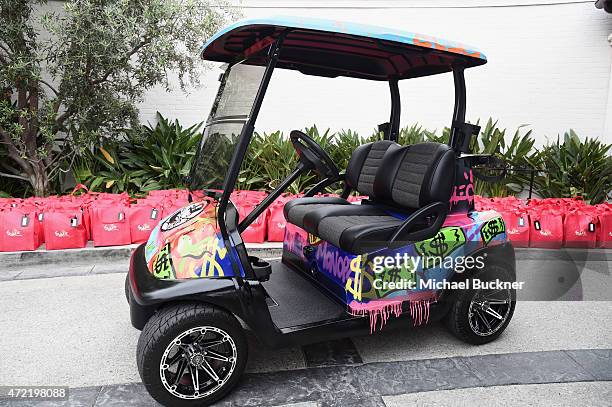 Golf cart on display during attended the 8th Annual George Lopez Celebrity Golf Classic presented by Sabra Salsa to benefit The George Lopez...