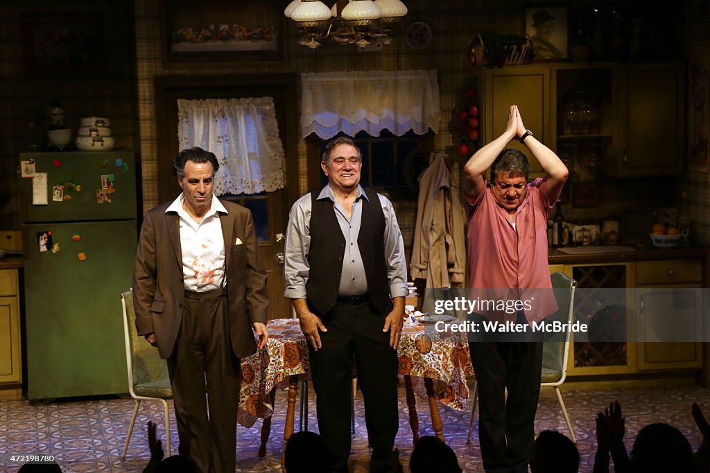 "Dinner With The Boys" Opening Night - Arrivals & Curtain Call