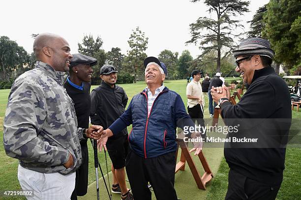 Actors Dondre Whitfield, Don Cheadle, golfer Lee Trevino and host/comedian George Lopez attended the 8th Annual George Lopez Celebrity Golf Classic...